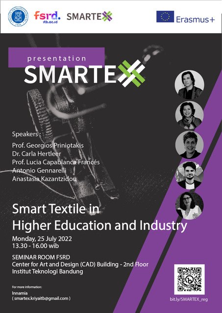 Smartex Textile in Higher Education and Industry Seminar in Bandung, Indonesia